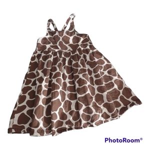 Gymboree Safari Giraffe Dress sz 3